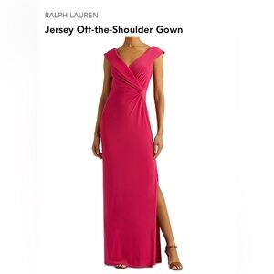 Ralph Lauren Off The Shoulder Gown
